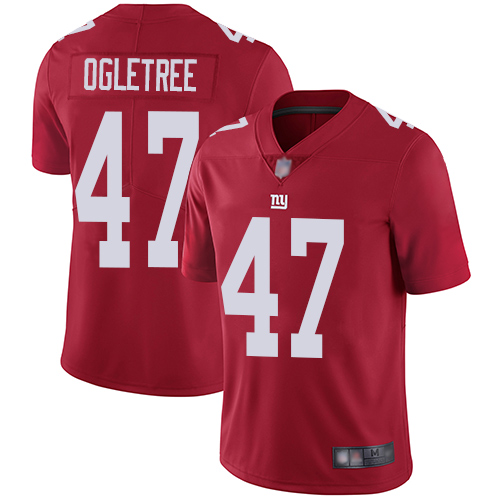 Men New York Giants #47 Alec Ogletree Red Limited Red Inverted Legend Football NFL Jersey->new york giants->NFL Jersey